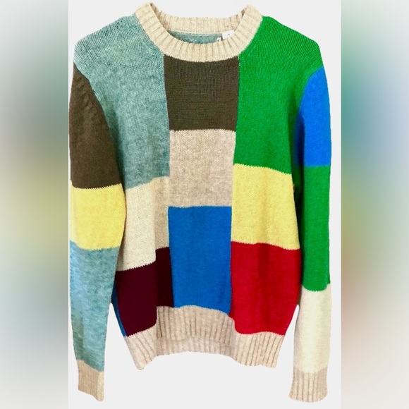 Vintage Deans of Scotland Heritage Sweater 🐑 Shetland Wool Retro Unisex Preppy - Picture 1 of 9